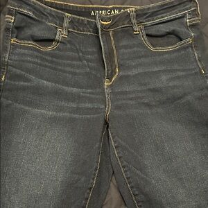American Eagle Outfitters Dark Blue Skinny Jeans